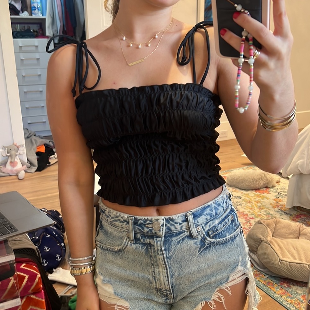 Back crop top